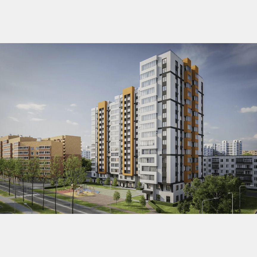 1-к. квартира, 43,6 м², 2/16 эт.