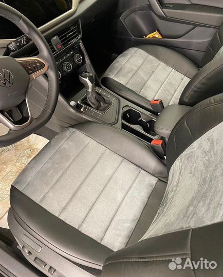 Чехлы из алькантары VW Taos от Автопилот