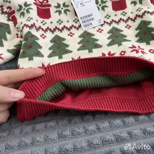 Свитер вязаный детский 62-68 hm