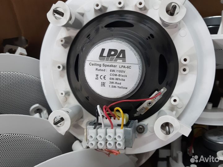 Колонки потолочные LPA-10p LPA-6C