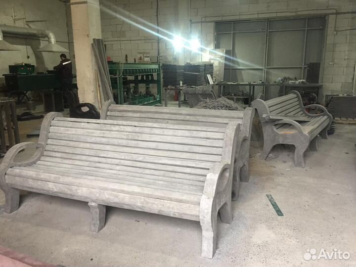 Производство уличной мебели из полимерпесчаника