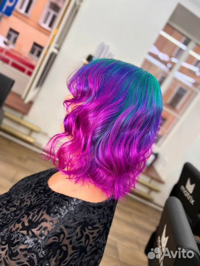 Окрашивание волос / Стрижка
