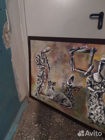 Картина маслом на холсте большая