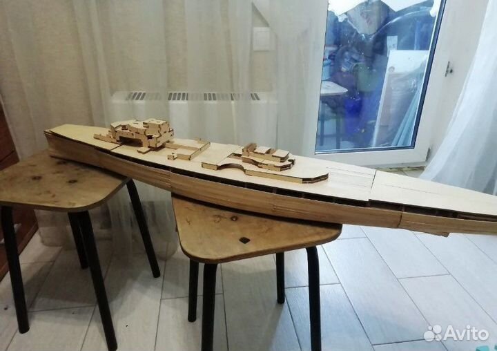 Модель корабля бисмарк