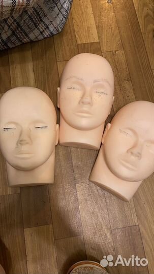 Маникен для наращивания реснис