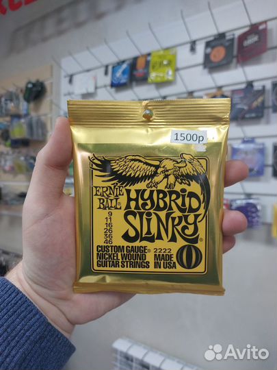 Струны ernie ball для акустики электрогитары 12стр