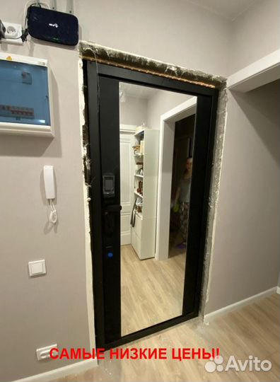 Толстая дверь входная металлическая с бесплатной д