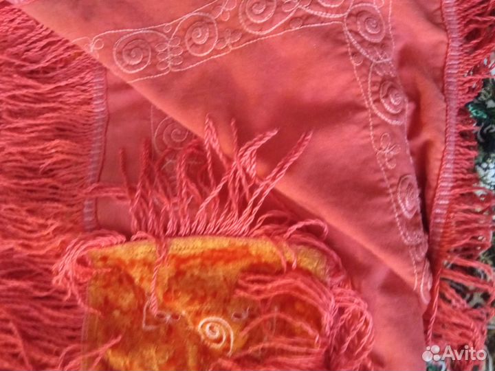 Плюшевая скатерть СССР