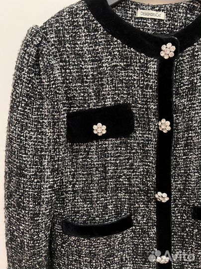 Твидовый жакет designers cat для девочки