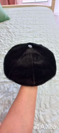 Берет норковый мужской