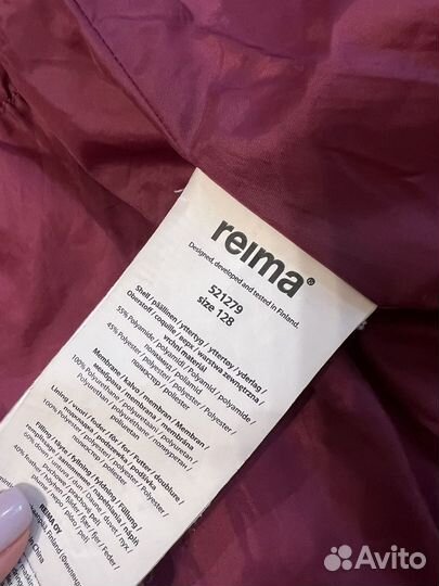 Куртка зимняя для девочки reima 128