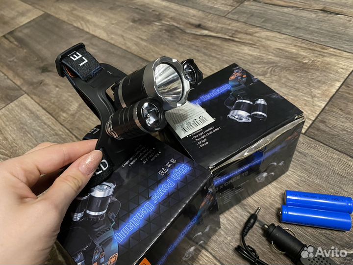 Налобный LED фонарик