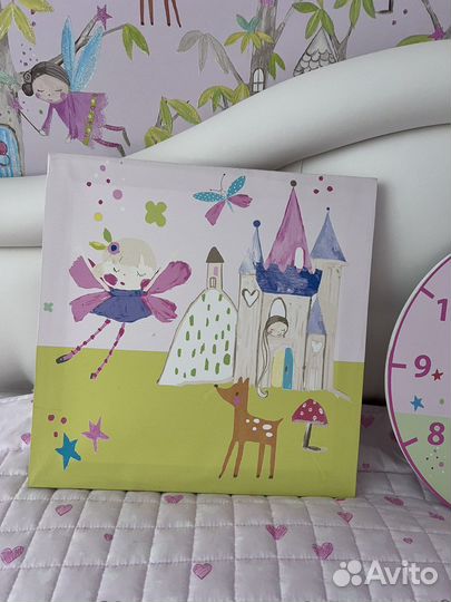 Часы настенные в детскую декор