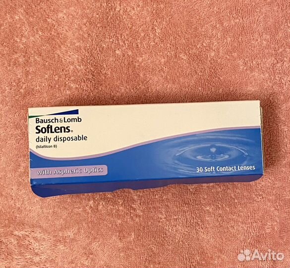 Линзы контактные однодневные -1.25