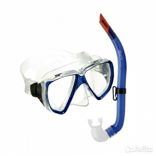 Комплект маска и трубка детский Mares Wind синий