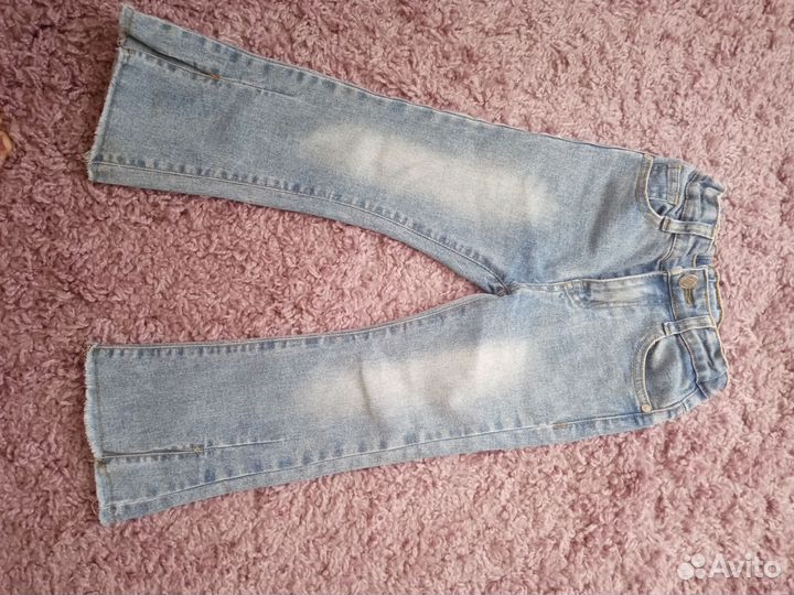 Джинсы для девочки 104