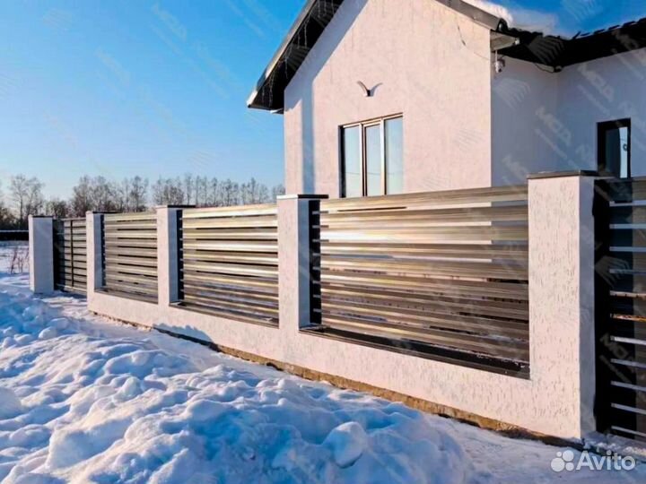 Забор Ранчо металлический