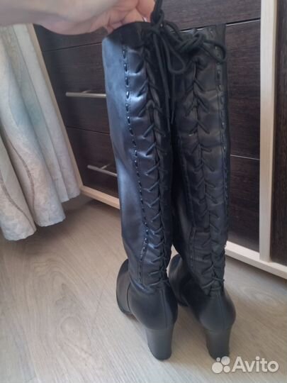 Сапоги женские натуральная кожа 39р