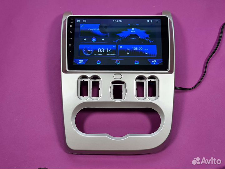 Renault Logan автомагнитола 9