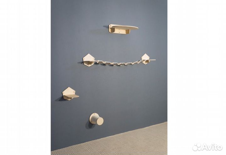 Настенный комплекс изделия для кошек 