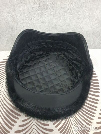 Норковая шапка мужская