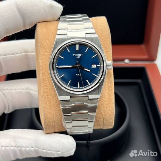 Часы мужские tissot prx сапфир seico blue