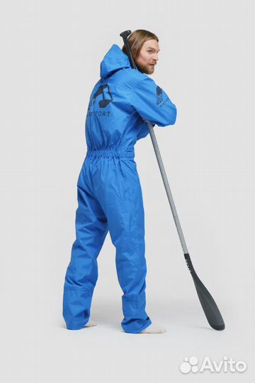 Сухой гидрокостюм atlas suit sport blue