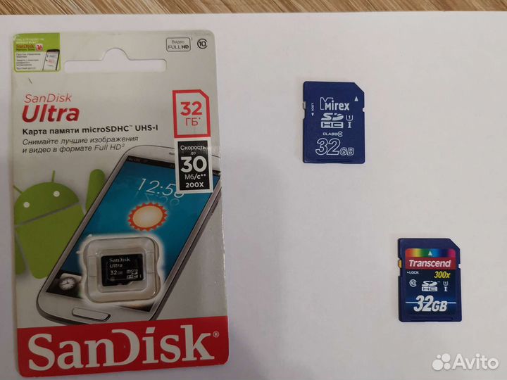 Карта памяти SD MicroSD 10 класс