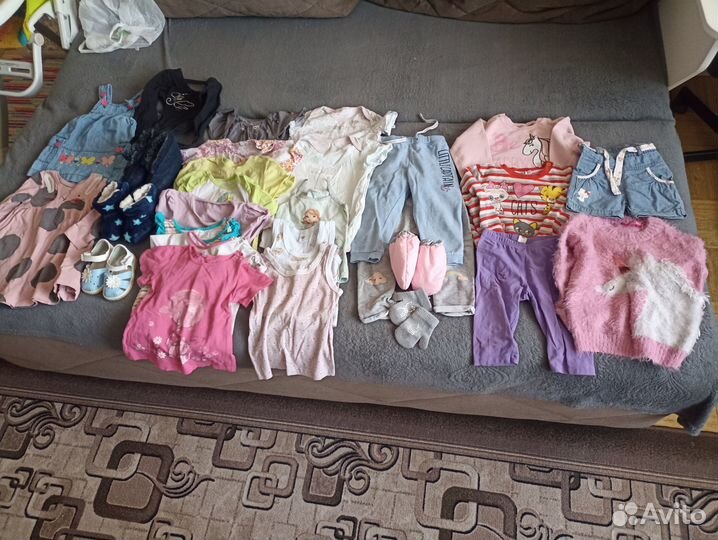 Вещи пакетом на девочку 86