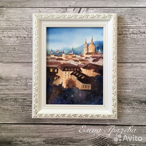 Ночной город. Прага