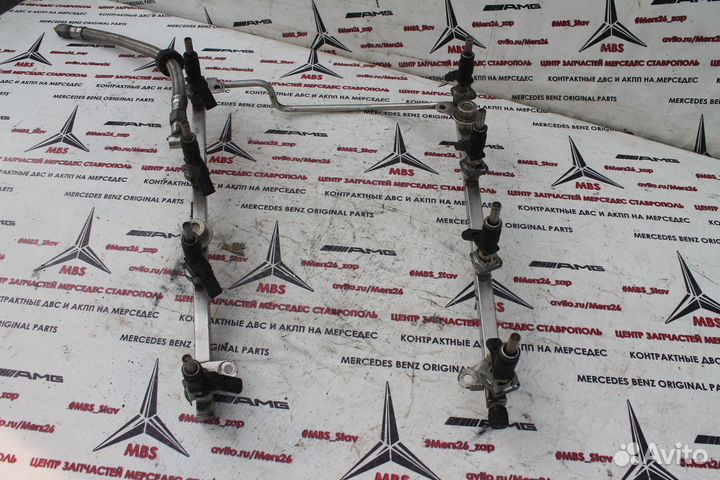 Рампа топливная форсунки M273 W221 Мерседес