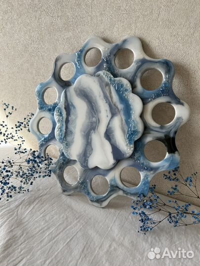 Пасхальная подставка под кулич и яйца