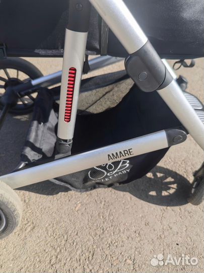 Коляска sweet baby amare 2в1 Grey