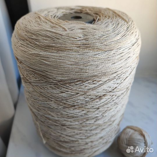 Нитки лён с бобины СССР Пакетом