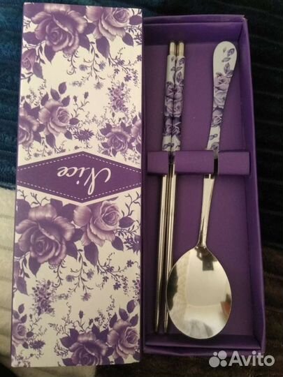 Металлические палочки для суши. Столовые прибор