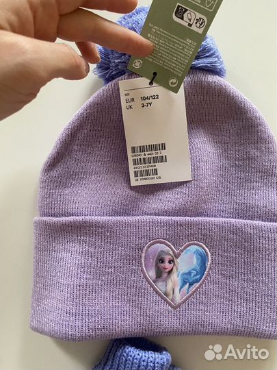 Комплект шапка, шарф на девочку H&М