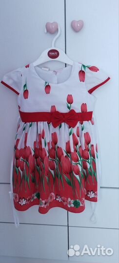 Платье для девочки 104 110 новое