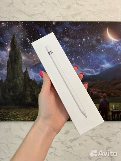 Стилус Apple Pencil 1 New с переходником