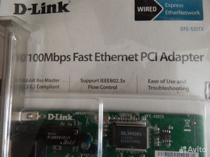 Сетевая карта D-Link DFE-520TX