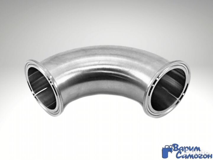 Отвод 90 кламп 3