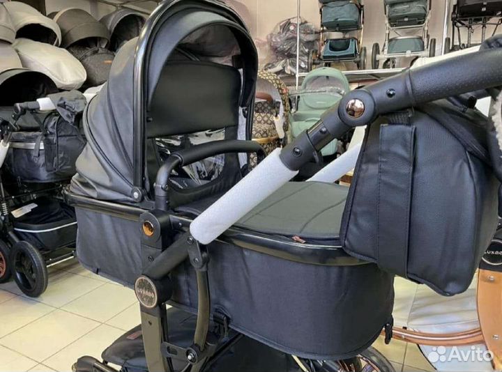 Коляска 2в1 Новинка Кожа (выбор)