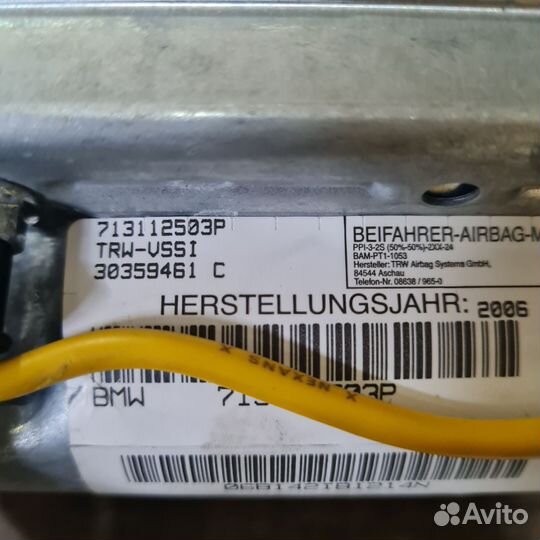 Подушка безопасности пассажира BMW X5 E53