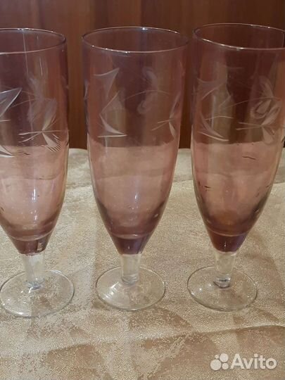 Фужеры, бокалы, рюмки СССР