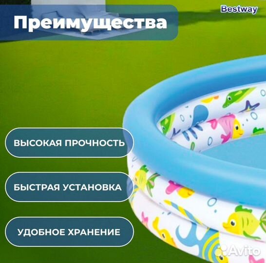 Детский надувной бассейн