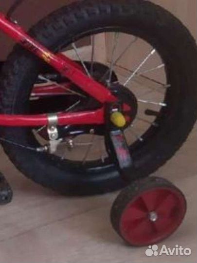 Велоколесо чёрный цвет 14