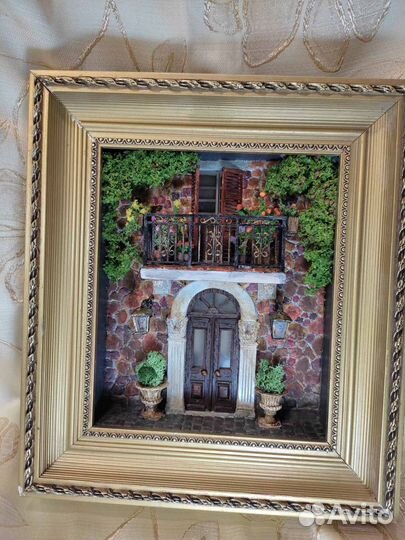 3d картина Домик с балконом