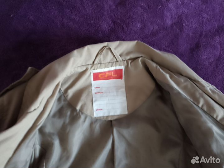 Плащ тренч для девочки 134