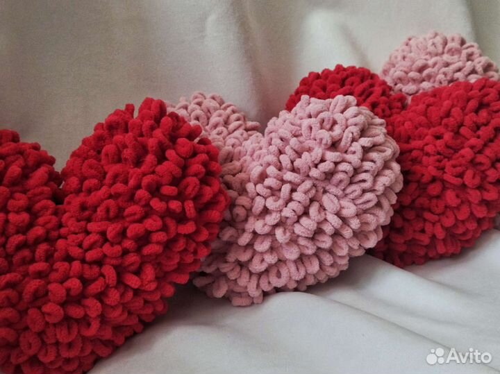 Подушка декоративная плюшевая 