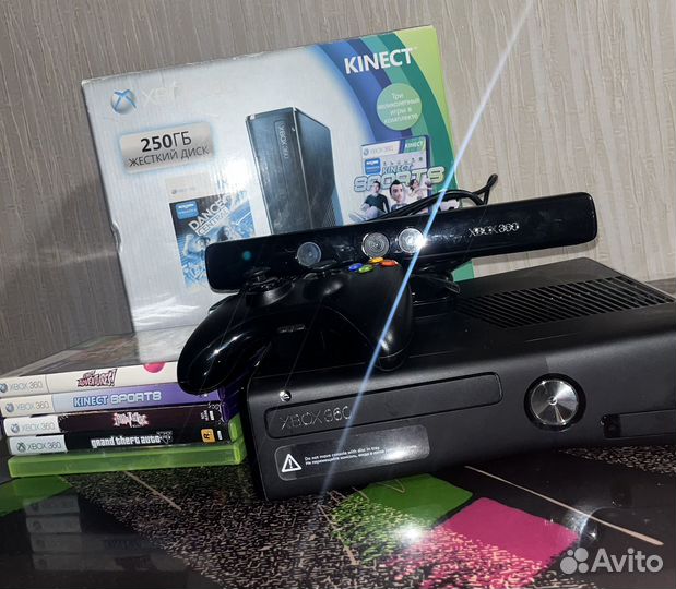 Xbox 360 slim +kinekt