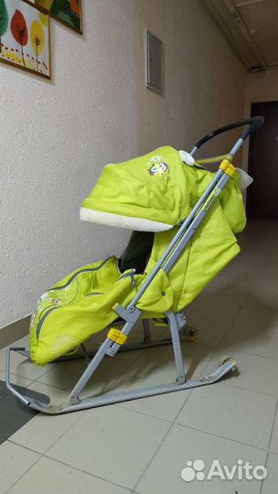 Детские санки коляска Ника 6